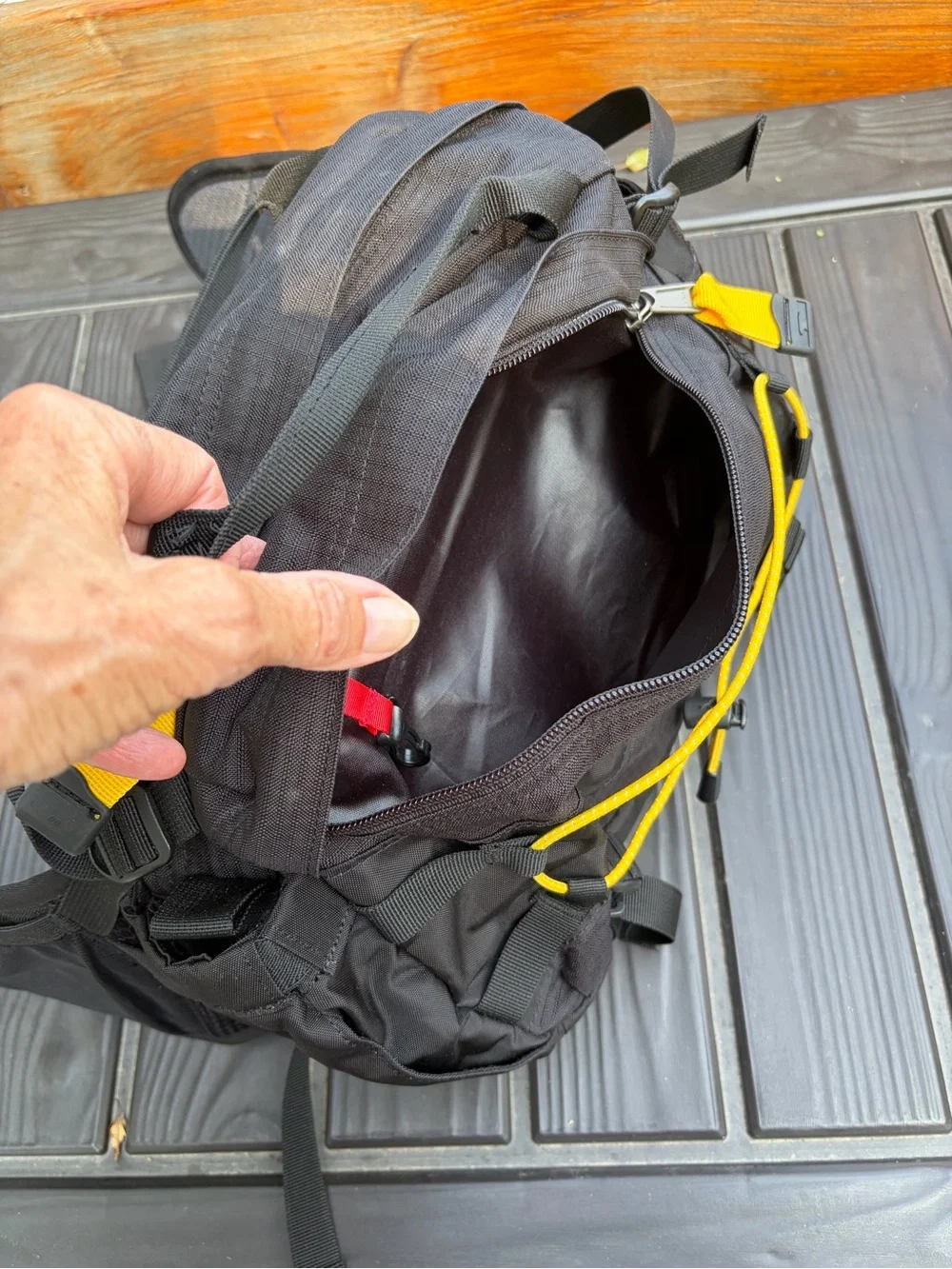 Mountainsmith 8L TLS Tour Black Lumbar Pack Removable Shoulder Strap Unisex EUC